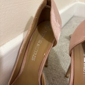 Little Mistress Soft Pink Satin Heels